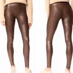 Like New SPANX Faux Leather Leggings